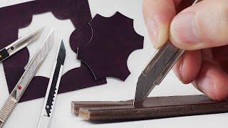 [Leather craft TOOL] 30 Degree Blade Cutter / Cutting Leather mark