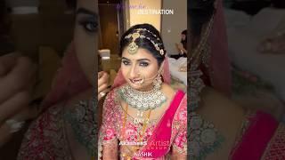 Reception look makeup by akashees artist #makeupartistry #wedding #bridelmakup #weddingmakeup