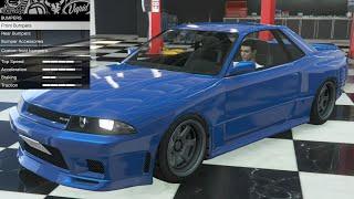 GTA 5 - Past DLC Vehicle Customization - Annis Elegy Retro Custom (R32/R33 Skyline GT-R)