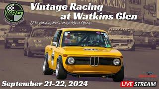 LIVE STREAM - 2024 VRG Vintage Races @ Watkins Glen - Saturday