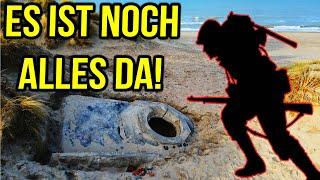 Metalldetektor Suche am WW2 Bunker des Atlantikwalls - Es ist alles noch da!