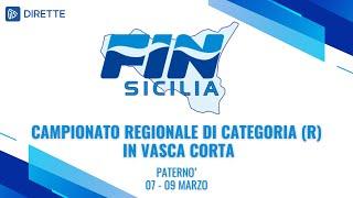 Campionato Regionale di Categoria (R) in vasca corta - Domenica Pomeriggio