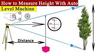 How to Calculate Vertical Distance With Auto Level| How to Measure Height With Auto Level Machine