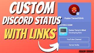 How To Make A CUSTOM Discord Rich Presence Status || Discord-RPC 2021