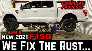 New Ford F150 Rusty Rear End - We Fix Sam's Rust Problem Once & For All! Rust Removed & Coated