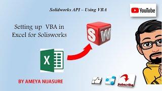 Solidworks API 01 - Setting up  VBA in Excel for Solidworks