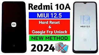 Redmi 10A Hard reset & Google Frp Unlock MIUI 12.5 (Without Pc)