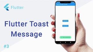 How to Create Toast Message in Flutter Tutorial | Android & iOS