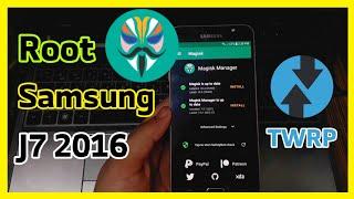 How To Root Samsung J7 2016 SM-J710F / SM-J710GN Android 7 / 8 by TWRP