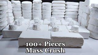 #gymchalkasmr #chalk Mass Crush 100+ Pieces of Gym Chalk 10K Celebration Sleepaid | ASMR #masscrush