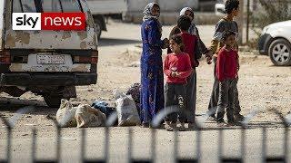 Inside Syria as civilians flee the Turkish offensive