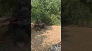 AtV MuDdiNg TraFfiC Jam #atv #mud #canam #fun #hatfieldmccoy #sidebyside #trailriders #4wheeler