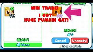 Traded for huge pumkin cat! (Pet Simulator X)