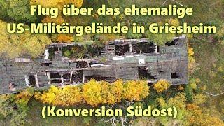 Flug über das ehem. US-Militärgelände in Griesheim (Griesheimer Anger)