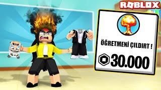 Öğretmen Çıldırdı! Tüm Robuxları Harcadım (Roblox)