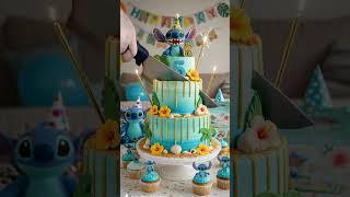 Stitch Birthday Cake Party at Home!  Aloha Vibes Inside!