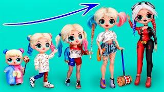 Harley Quinn Growing Up / 10 LOL Surprise DIYs