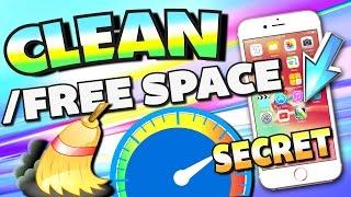 Clean/FREE UP Space With Secret App on iPhone, iPad, and iPod Touch (NO Jailbreak) on iOS 10 - 9