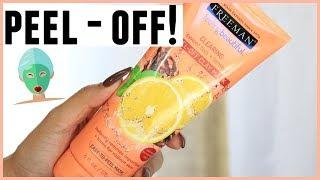 FREEMAN FEELING BEAUTIFUL SWEET TEA AND LEMON  PEEL OFF MASK REVIEW WITH DEMO