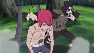 Kankuro, Sai and Omoi vs Reanimated Deidara and Sasori