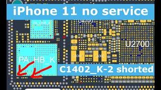 iPhone 11 no service - IMEI and Baseband Firmware are present - Advanced motherboard repair