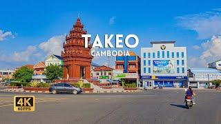 Takeo province Scenic Drive in Cambodia | 4K HDR