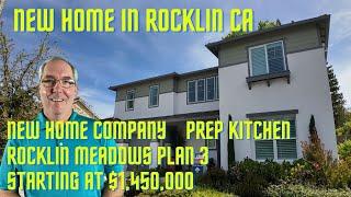 Home For Sale in Rocklin CA | New Home Company | Rocklin Meadows | Plan 3 | Prep Kitchen