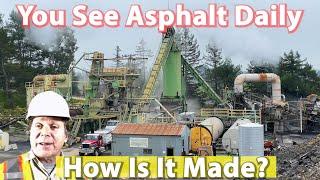 How an Asphalt Plant works.  How Asphalt Is Made.