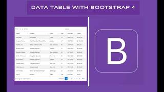 Bootstrap 4 Data Table