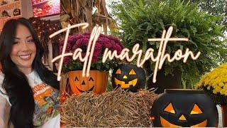  FALL DECORATE WITH ME MARATHON | COZY FALL DECOR IDEAS | FALL DECORATING 2024