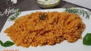 Klassischer  Bulgur Reis Rezept- Klasik bulgur pilavi