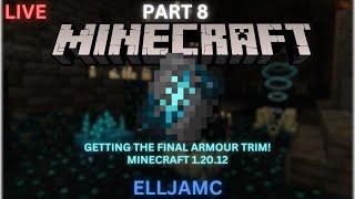 GETTING ALL ARMOUR TRIMS IN MINECRAFT PART 8! [LIVE]