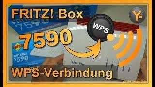 AVM FRITZ! Box 7590: WLAN-Geräte hinzufügen per WPS-Schnellverbindung