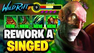 ¡EL NUEVO REWORK DE SINGED ES UNA LOCURA! | Wild Rift