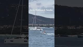 Gray Outboard Tender #trending #viralvideo #travel #summer #season #adventure #vacation #500subs