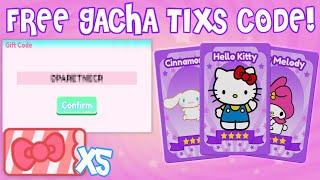 5 FREE Gacha Tixs Code! | Roblox My Hello Kitty Cafe Code 2024 | Riivv3r