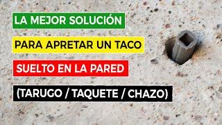 Cómo Apretar un Taco Suelto en la Pared 