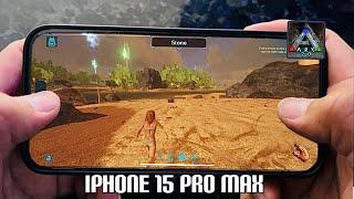 iPhone 15 Pro Max Ark Survival Evolved Mobile Gaming Performance | Ultra Max Graphics!