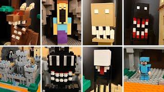 LEGO All Scariest MODS vs Minecraft Security House!