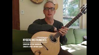 Ziricote Octave Mandolin w/Port Orford Cedar ; Nyberg demo