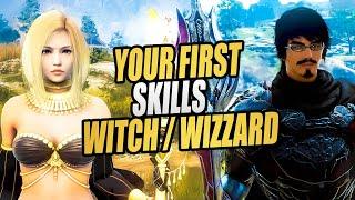 Witch/Wizard BEGGINERS SKILL GUIDE - Black Desert Online MMORPG