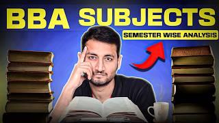 BBA Subjects Analysis in 4 Mins | Bachelors of Business Administration | BBA Course Subjects