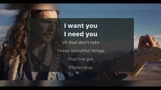 Benson Boone - Beautiful Things (karaoke)