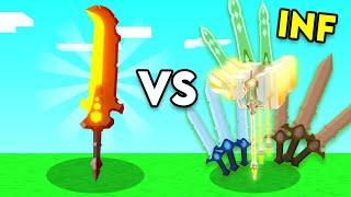 1 Rageblade vs ALL INF WEAPONS in Roblox Bedwars.. (Full Movie)