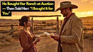 He Bought Her Ranch at Auction — Then Told Her: “I Bought It for You”