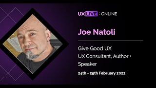 How to get your voice heard in UX (with Joe Natoli founder of Give Good UX)