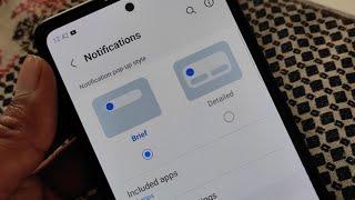 Samsung notification settings | Samsung galaxy s20 fe notifications settings