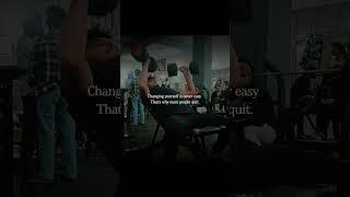 Changing yourself is never easy | Motivational quote status | Artsy Kazmi 4u #shorts #gym #quotes