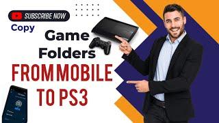 FTP transfer games from Mobile Phone to PS3 via Hotspot connection,  install and play#ps3games