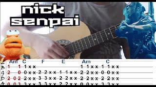 Nick Senpai - Твои глаза (табы, разбор самой романтической песни)